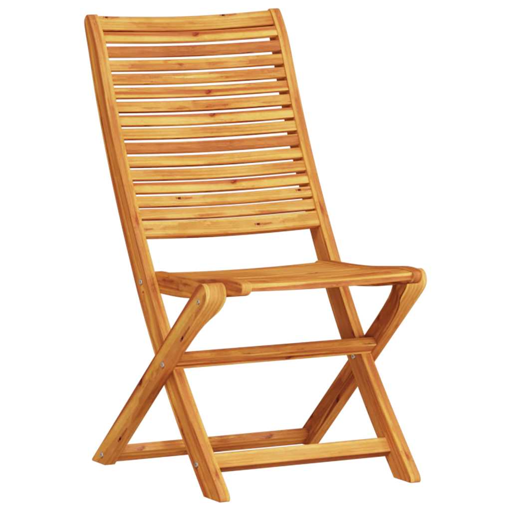Sklopivi bistro set 3 kom. Smeđa Čvrsto drvo akacije
