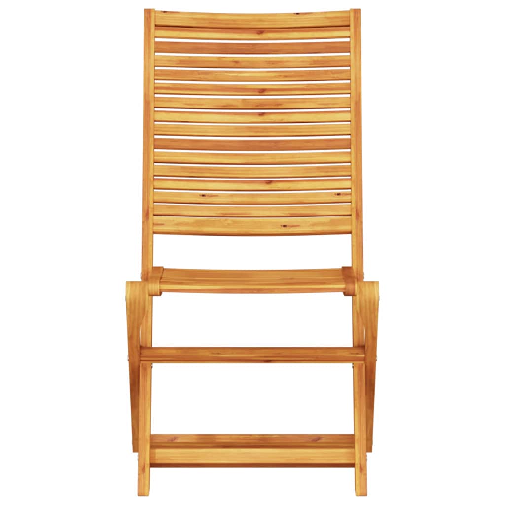 Sklopivi bistro set 3 kom. Smeđa Čvrsto drvo akacije