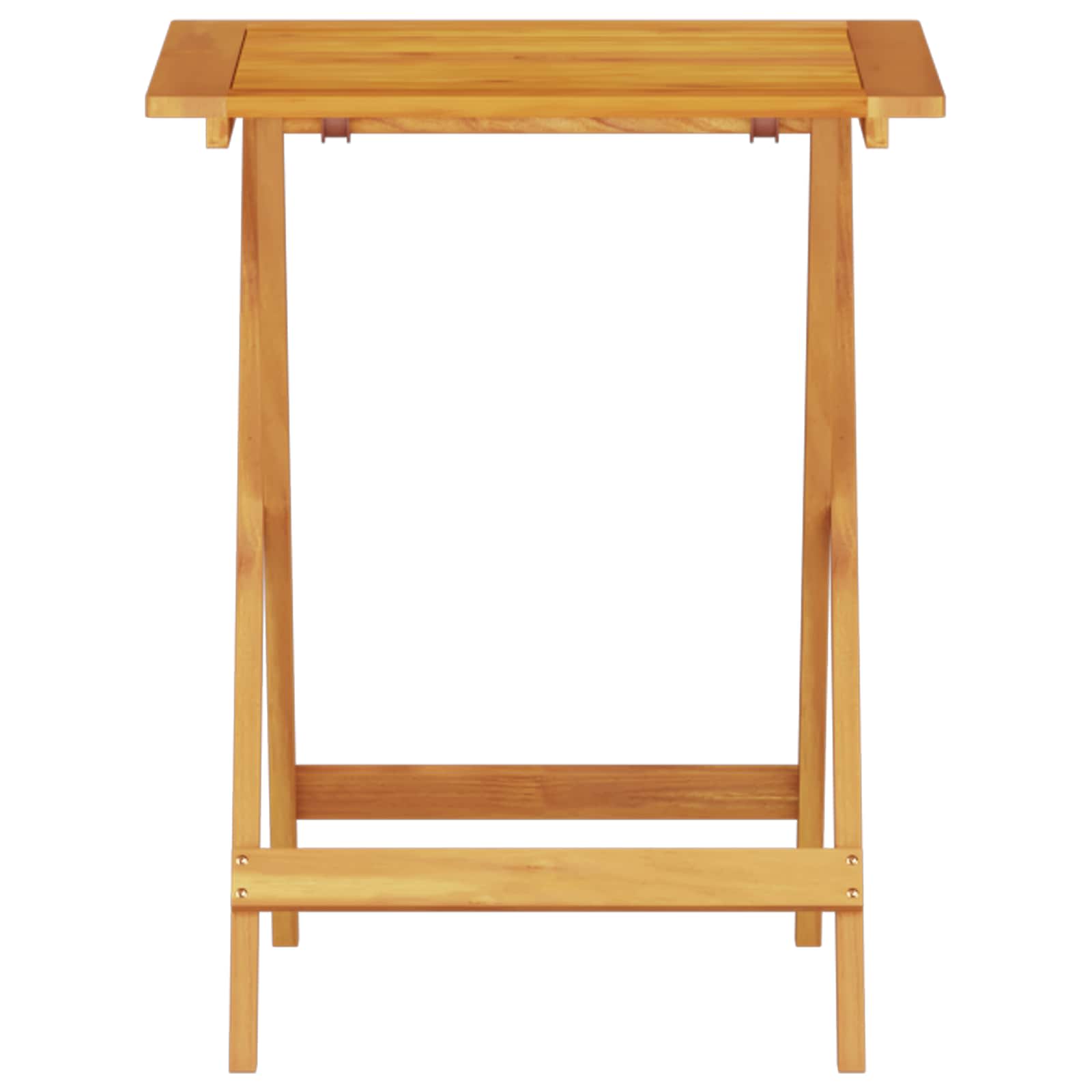 Sklopivi bistro set 3 kom. Smeđa Čvrsto drvo akacije