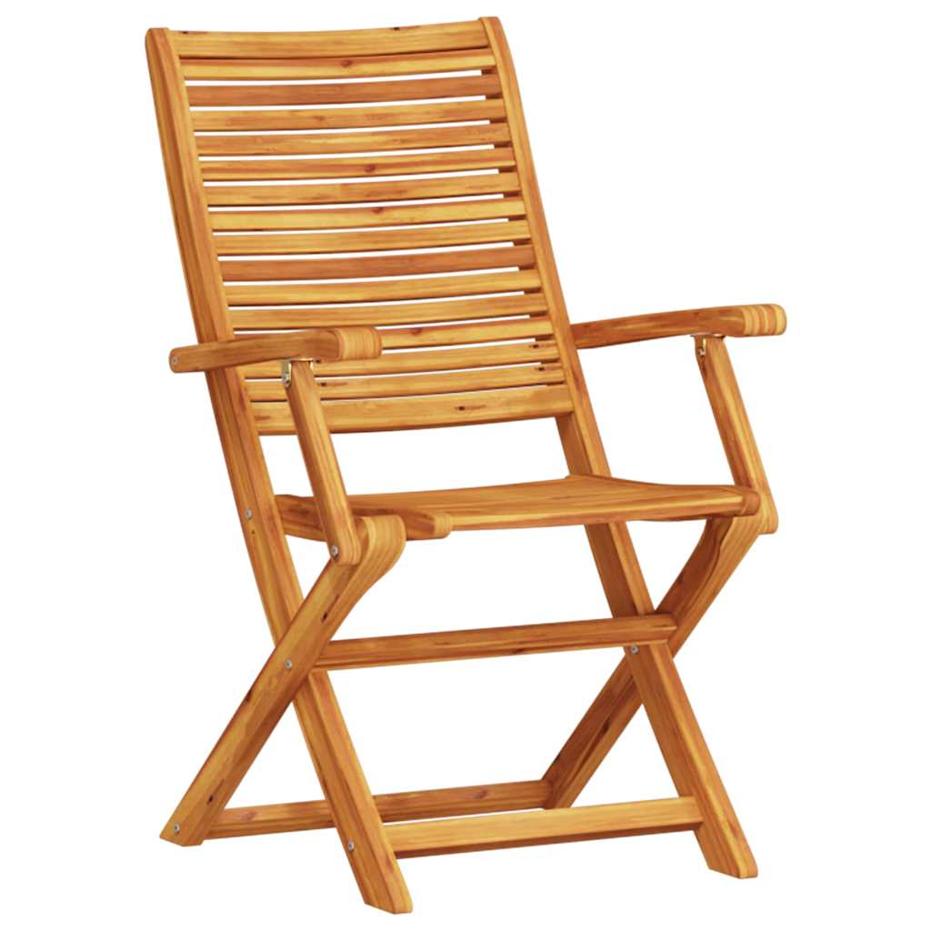 Sklopivi bistro set 3 kom. Smeđa Čvrsto drvo akacije