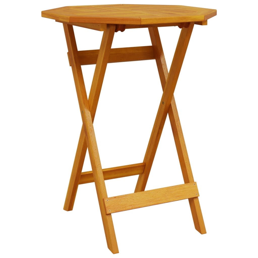 Sklopivi bistro set 3 kom. Smeđa Čvrsto drvo akacije