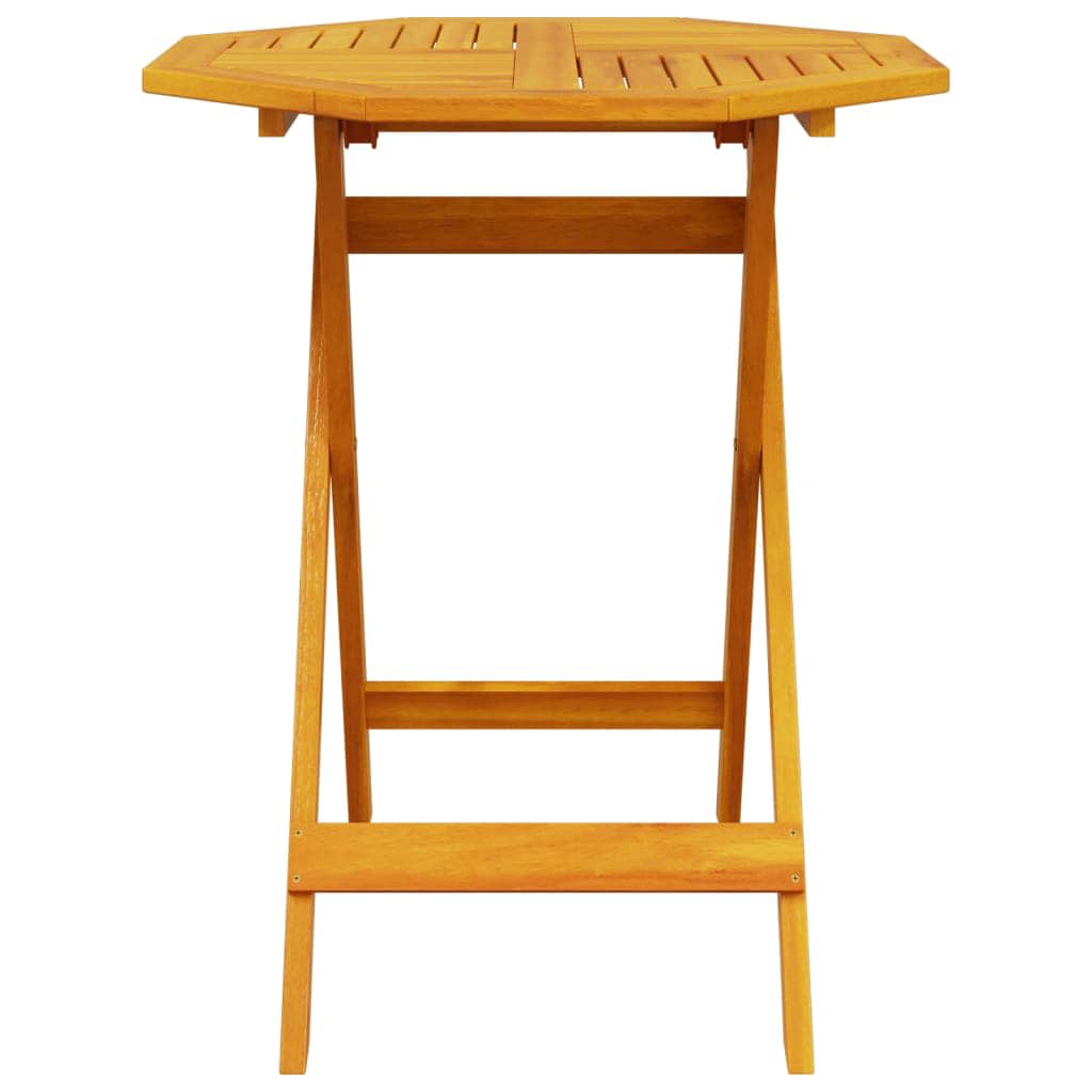 Sklopivi bistro set 3 pcs Smeđa Čvrsto drvo akacije