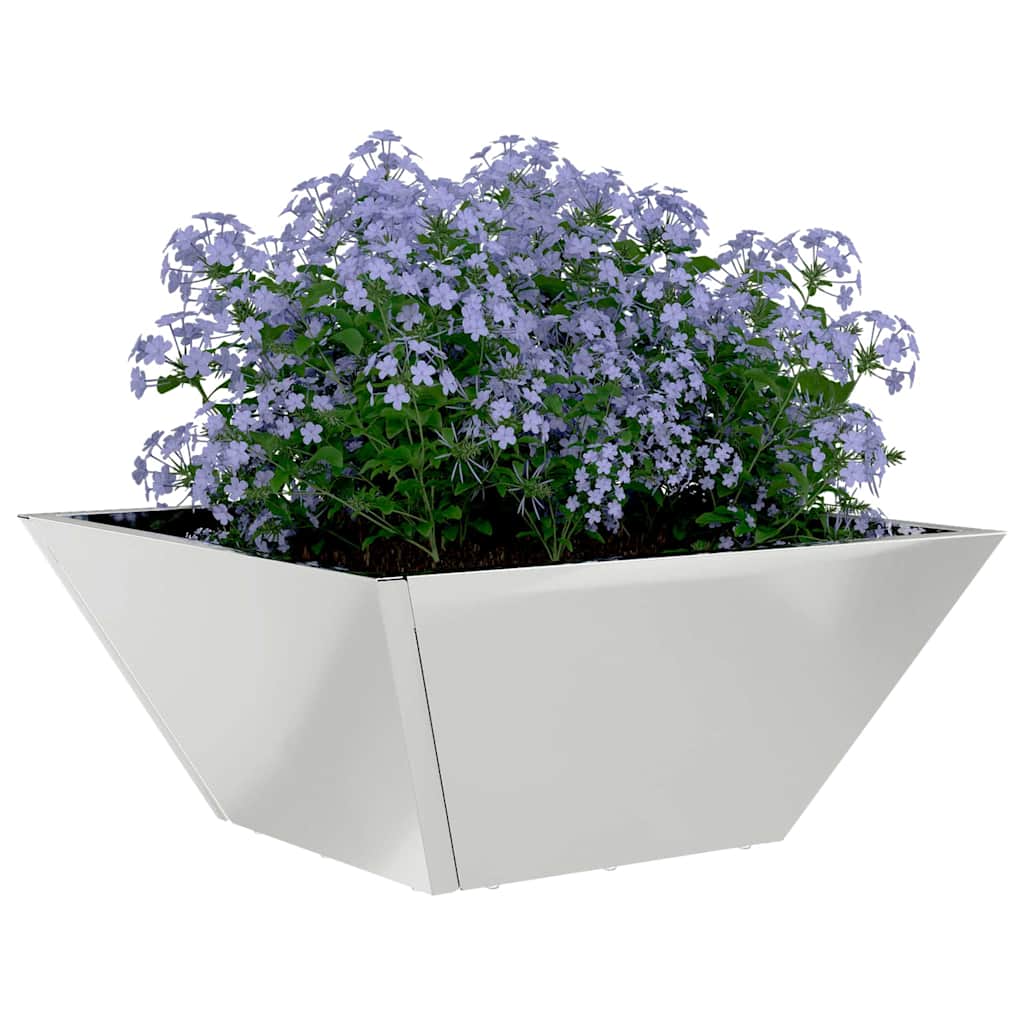 Vrtna saksija 5 pcs Srebrno 35 x 35 x 15 cm Cinkani čelik