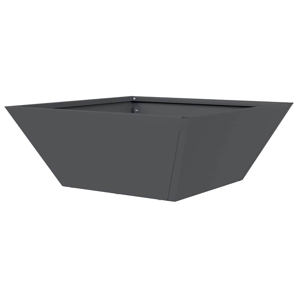 Vrtna saksija 5 pcs Antracit 40 x 40 x 15 cm Čelična vrata