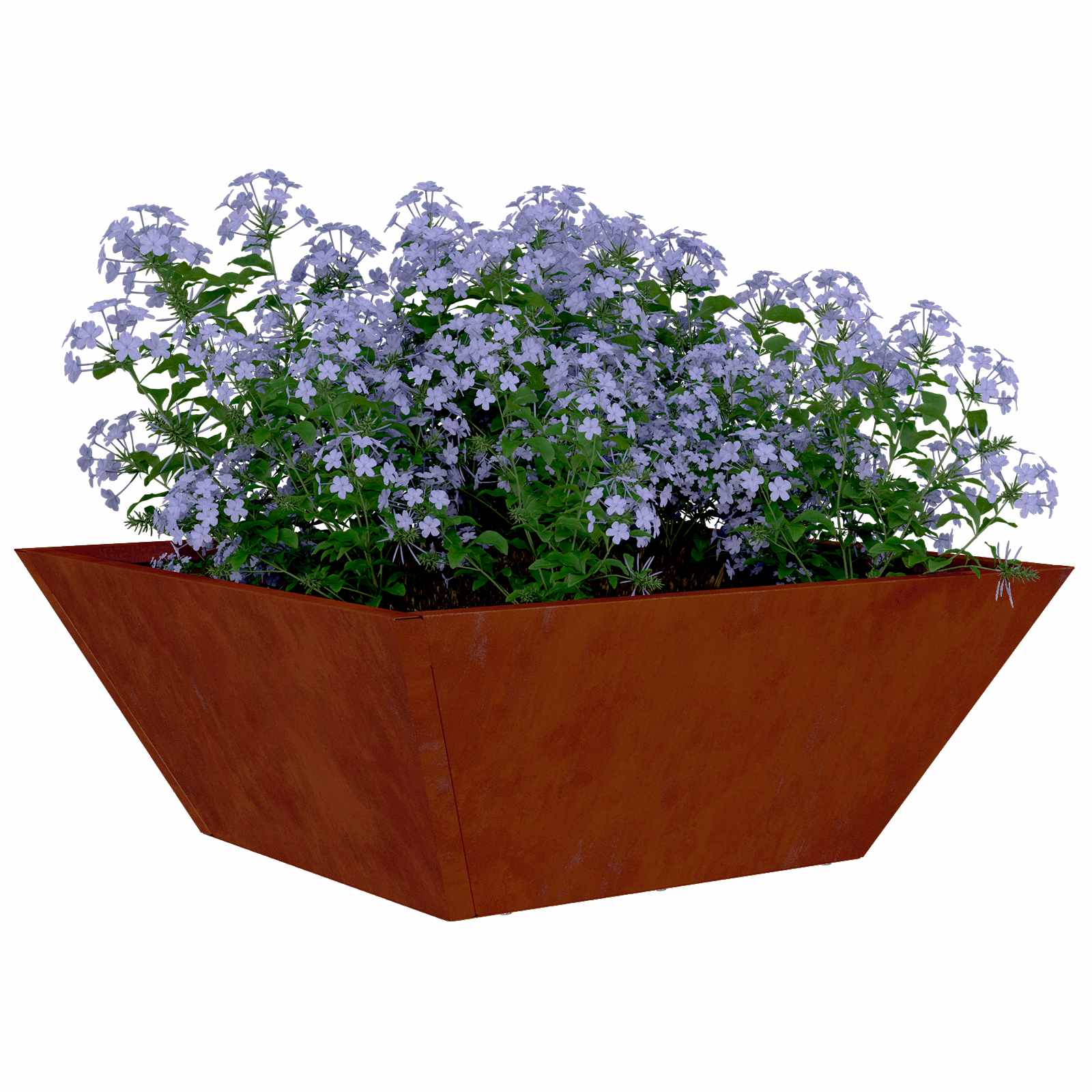 Vrtna saksija 5 pcs Rđa 40 x 40 x 15 cm