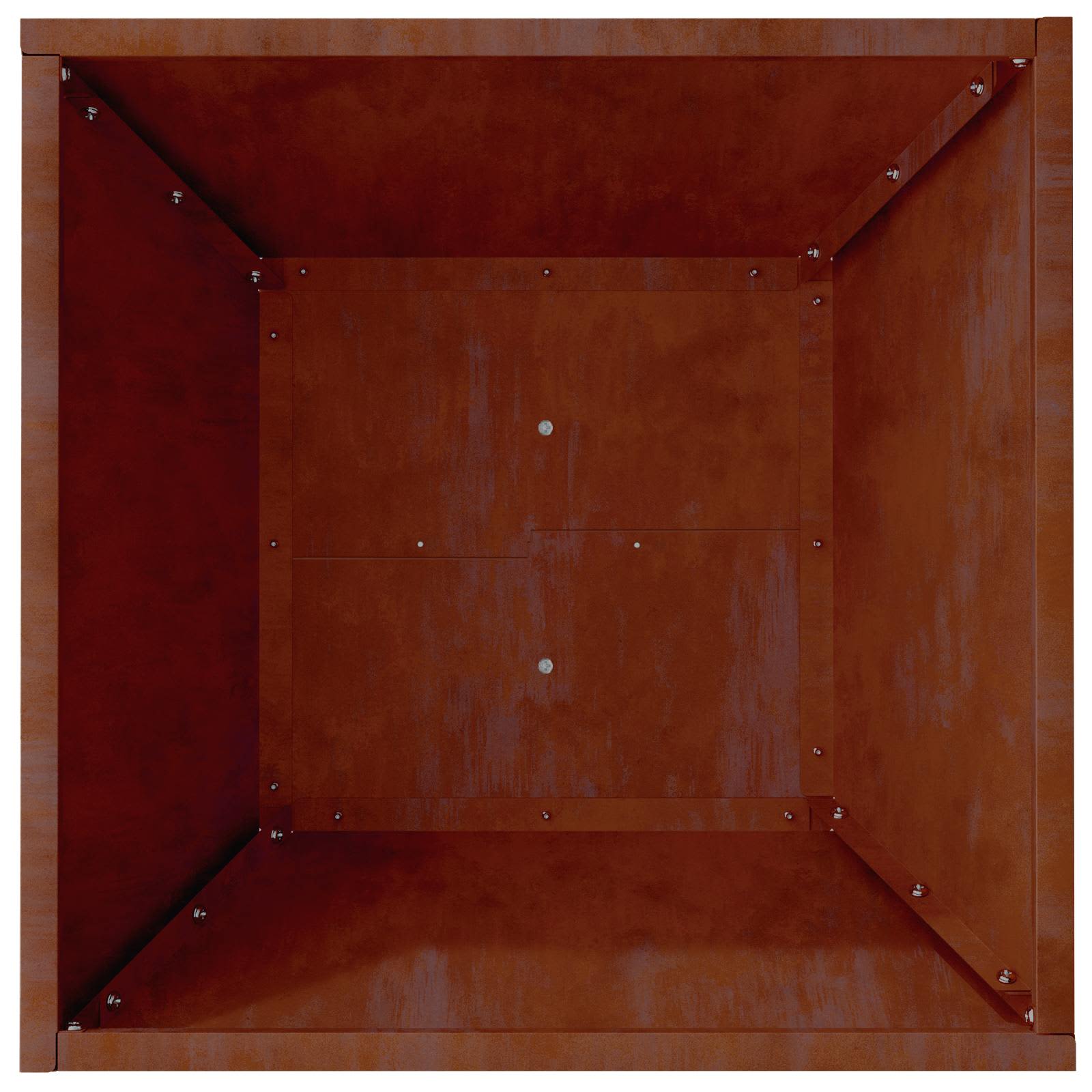 Vrtna saksija 5 pcs Rđa 40 x 40 x 15 cm