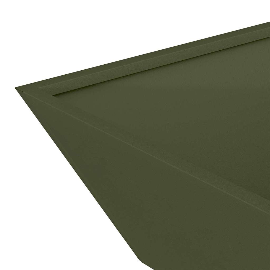 Vrtna saksija 5 pcs Maslinasto zelena 50 x 50 x 15 cm
