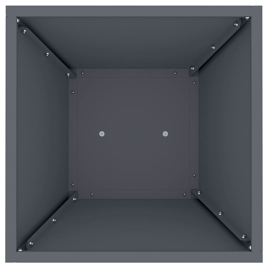 Stup saksija 2 pcs Antracit 35 x 35 x 73 cm
