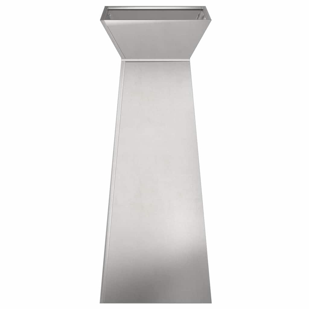 Stup saksija 2 pcs Srebrno 40 x 40 x 100 cm
