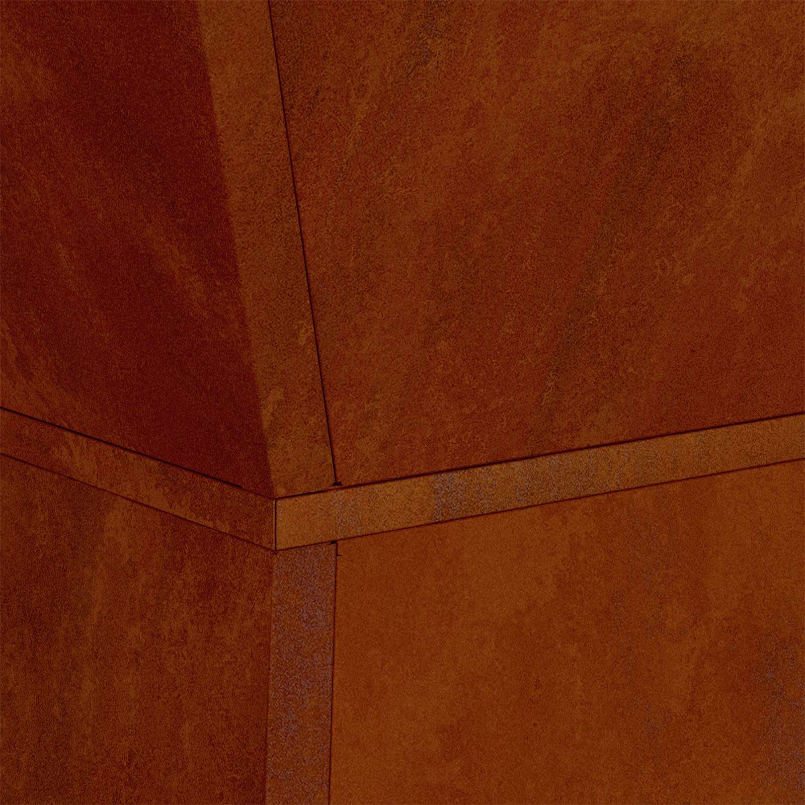 Stup saksija 2 pcs Srebrno 40 x 40 x 100 cm