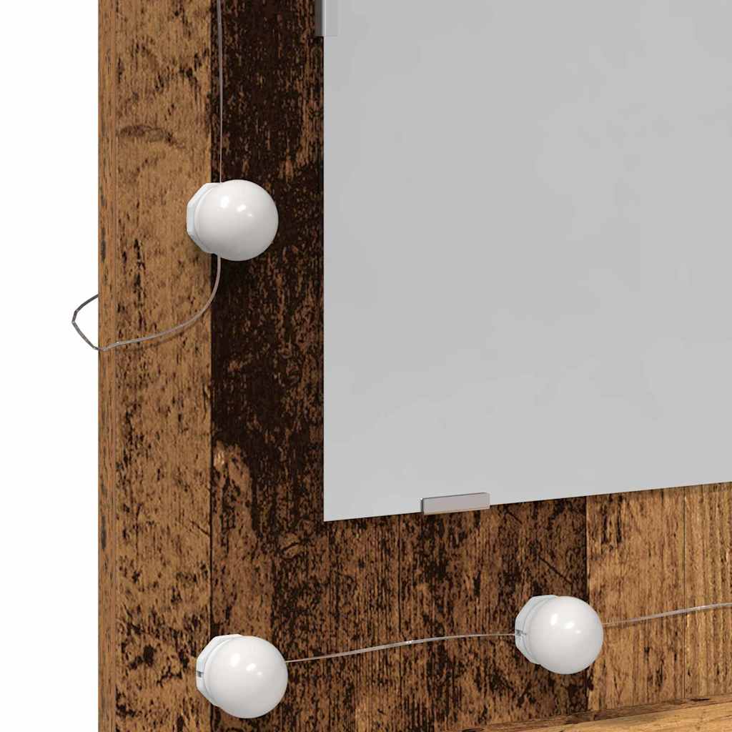 Ogledalo ormar Staro drvo 60 x 31,5 x 62 cm Konstruirano drvo