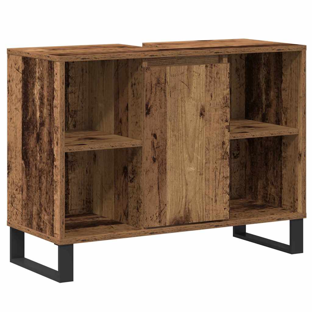 Kupaonski ormar Staro drvo 80 x 33 x 60 cm Konstruirano drvo