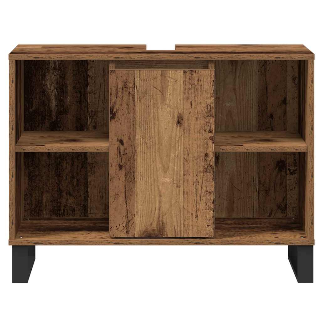 Kupaonski ormar Staro drvo 80 x 33 x 60 cm Konstruirano drvo