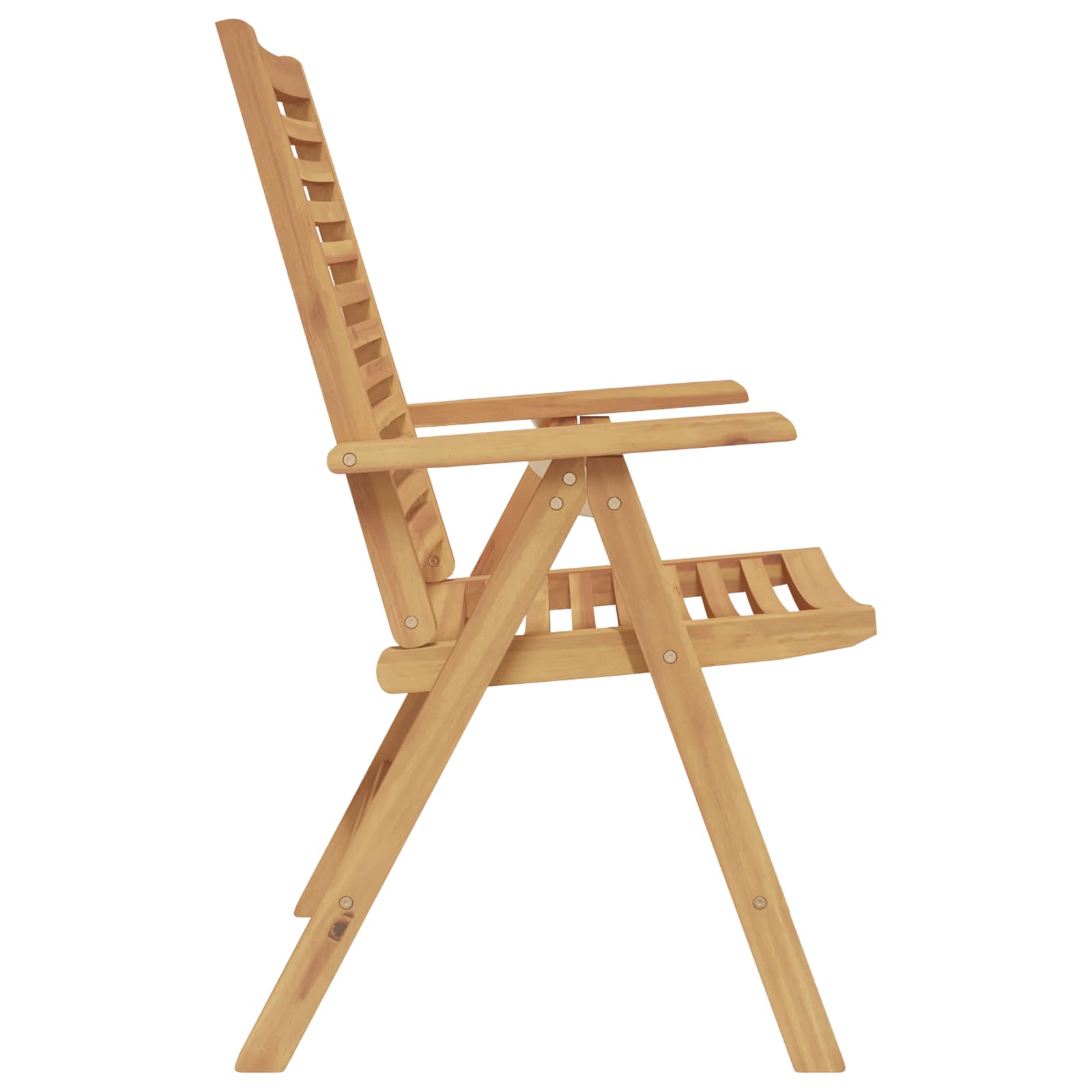 Stolica 8 pcs Smeđa 64.5 x 52 x 108 cm Čvrsto teak drvo