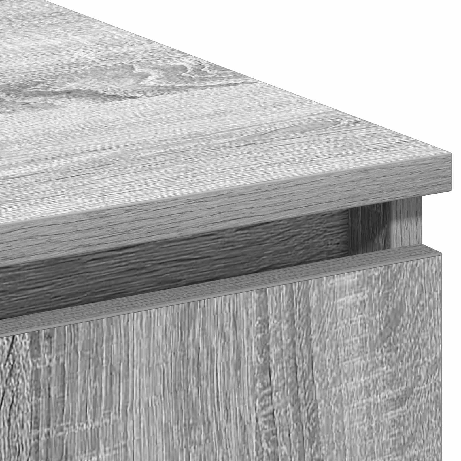 TV ormar Siva Sonoma 180 x 38 x 49 cm Konstruirano drvo
