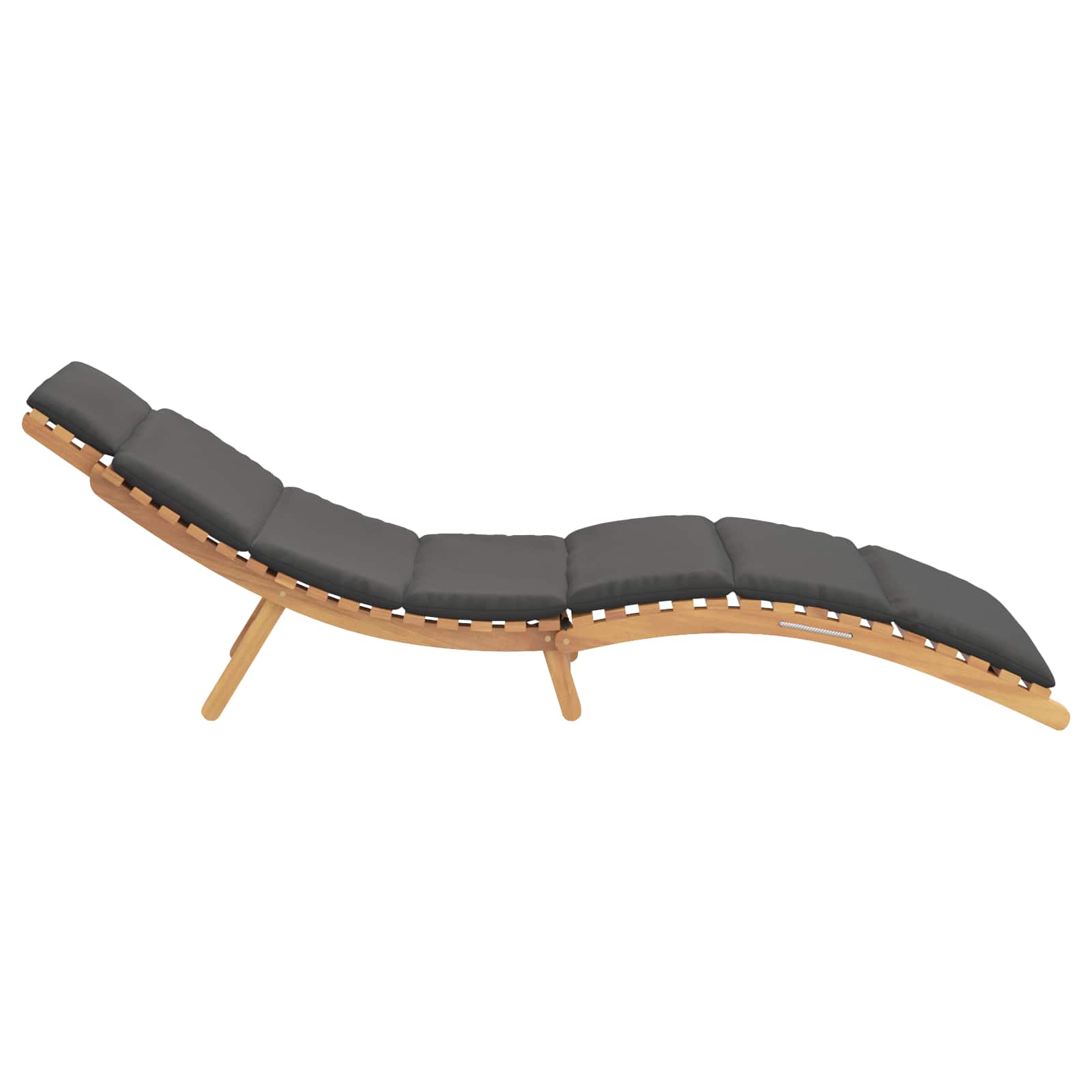 Suncobran za vrt Smeđa 198 x 55 x 58,5 cm Čvrsto teak drvo