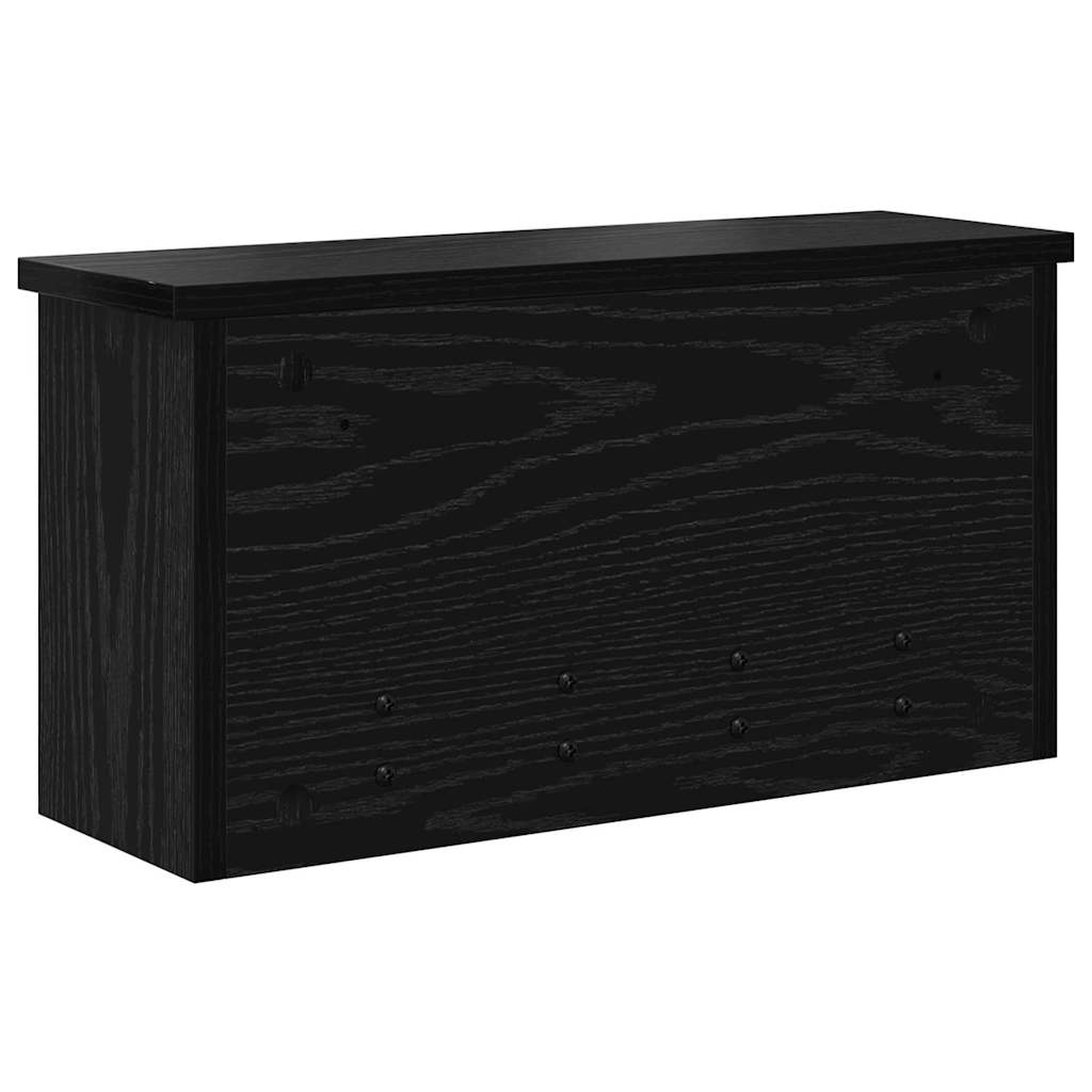 Vješalica za kapute na zidu Zidne Crni hrast 50 x 16 x 26 cm