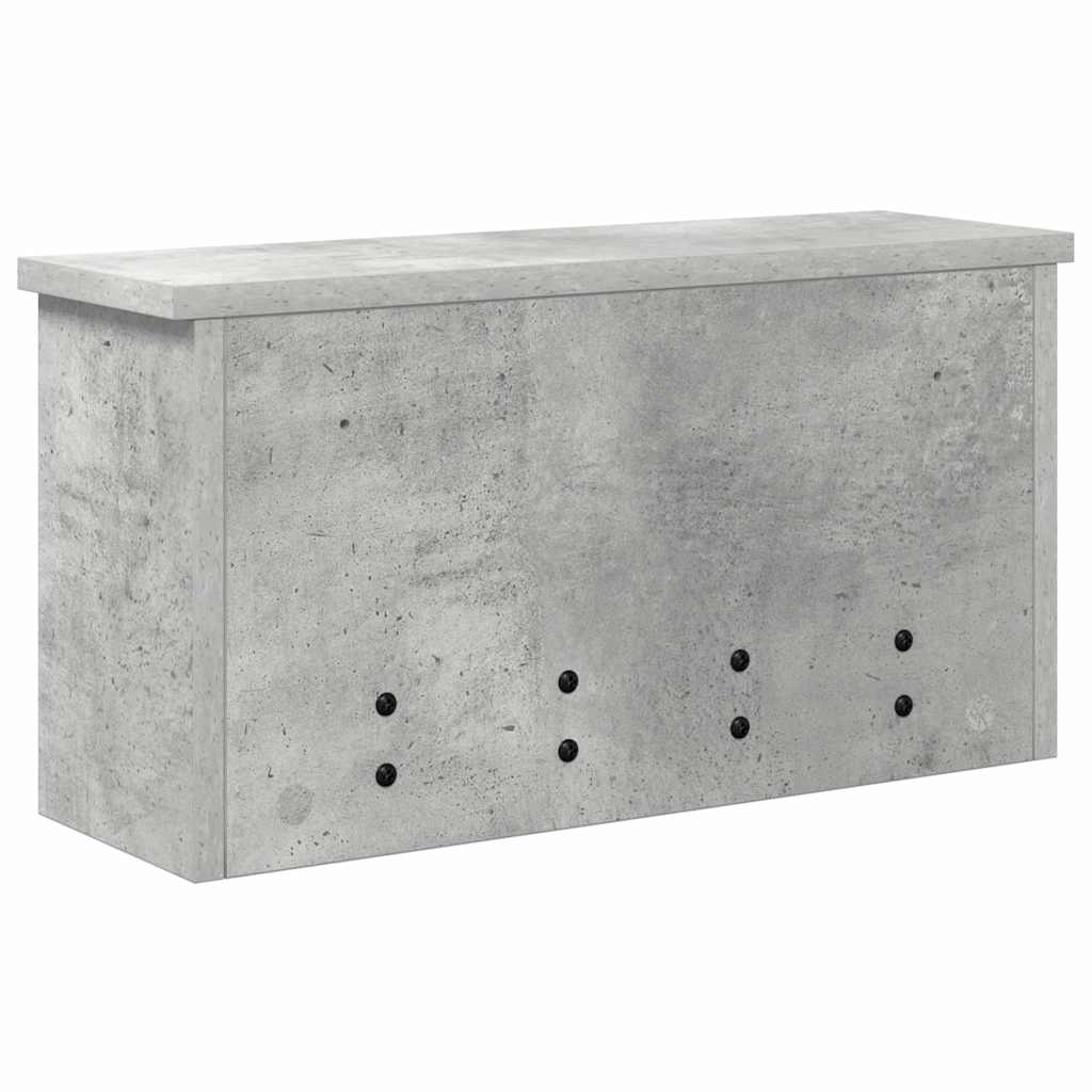 Vješalica za kapute na zidu Zidne Betonski sivi 50 x 16 x 26 cm