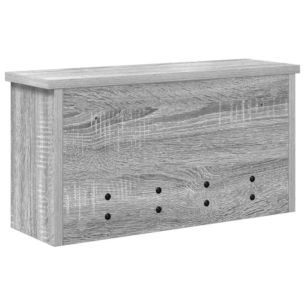 Vješalica za kapute na zidu Zidne Siva Sonoma 50 x 16 x 26 cm