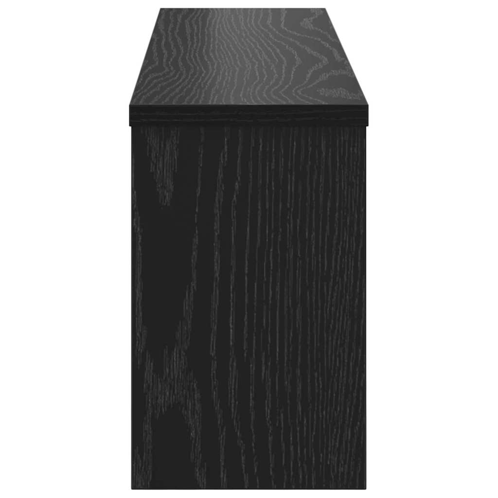 Vješalica za kapute na zidu Zidne Crni hrast 75 x 16 x 26 cm