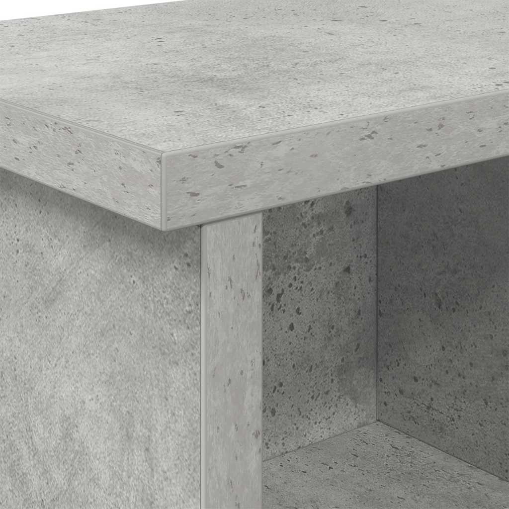 Vješalica za kapute na zidu Zidne Betonski sivi 75 x 16 x 26 cm