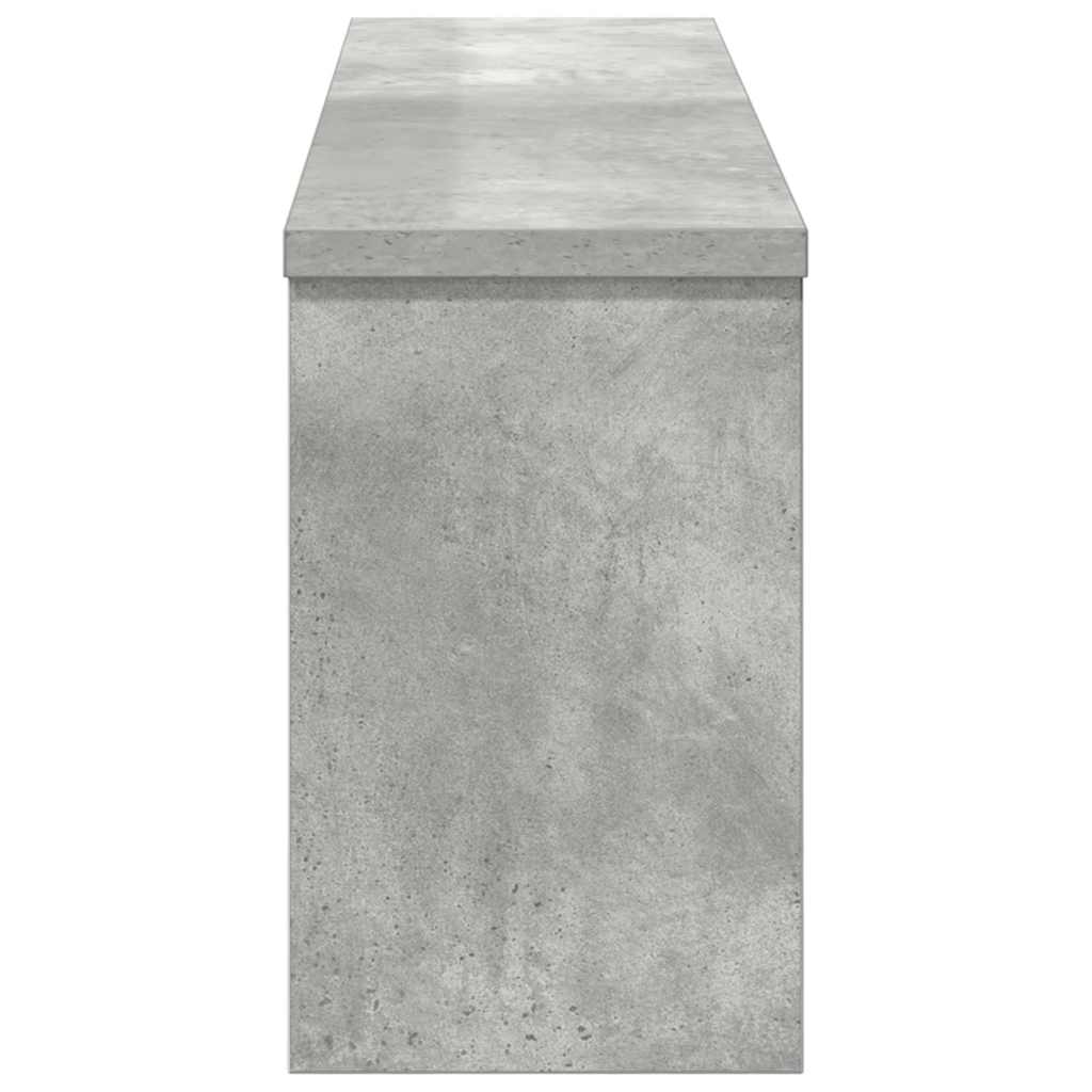 Vješalica za kapute na zidu Zidne Betonski sivi 75 x 16 x 26 cm