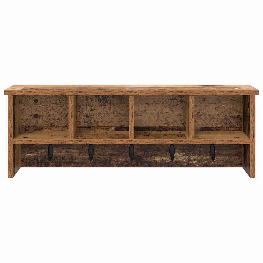 Vješalica za kapute na zidu Zidne Staro drvo 75 x 16 x 26 cm