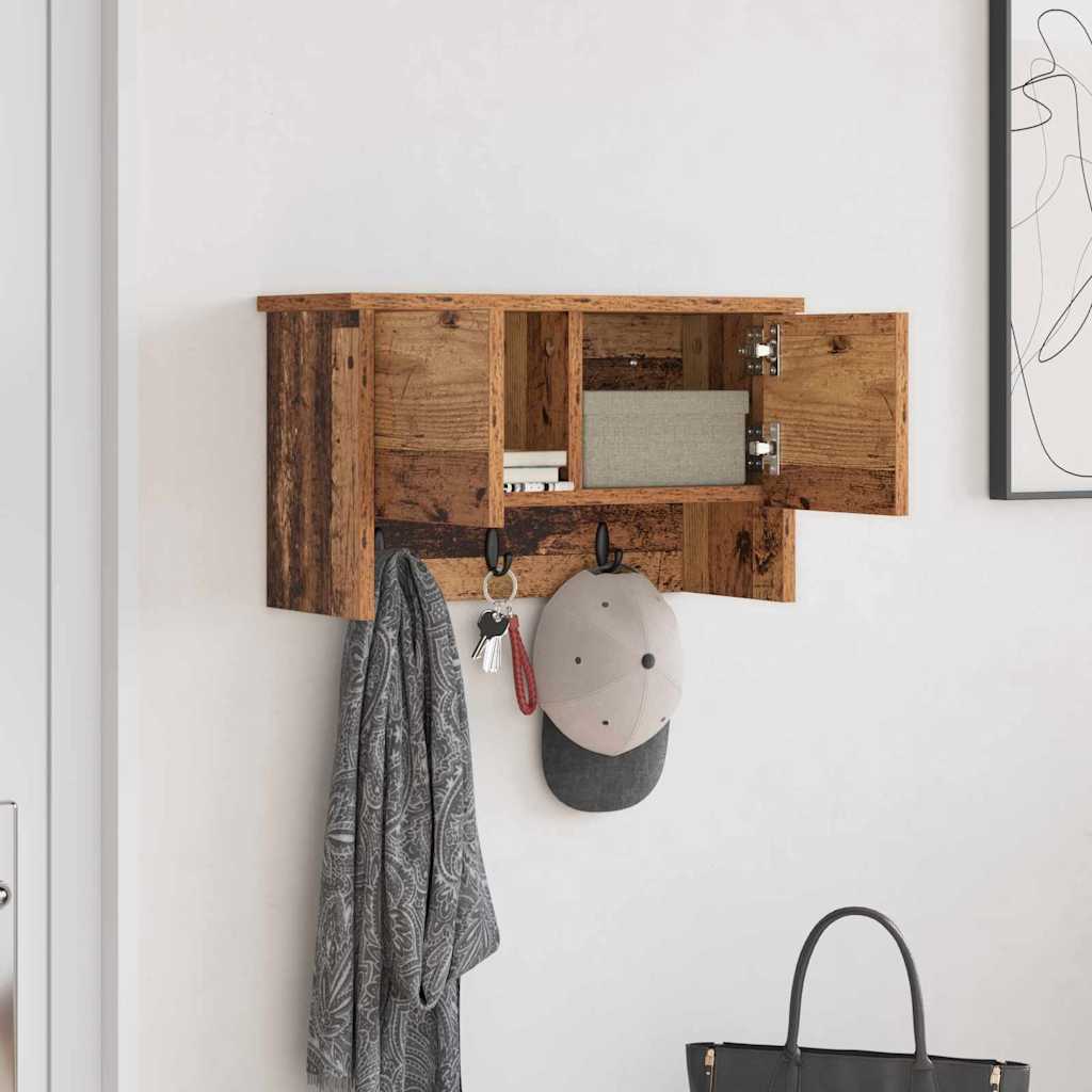 Vješalica za kapute na zidu Zidne Staro drvo 50 x 20 x 30 cm