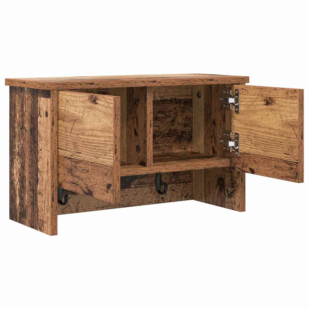 Vješalica za kapute na zidu Zidne Staro drvo 50 x 20 x 30 cm
