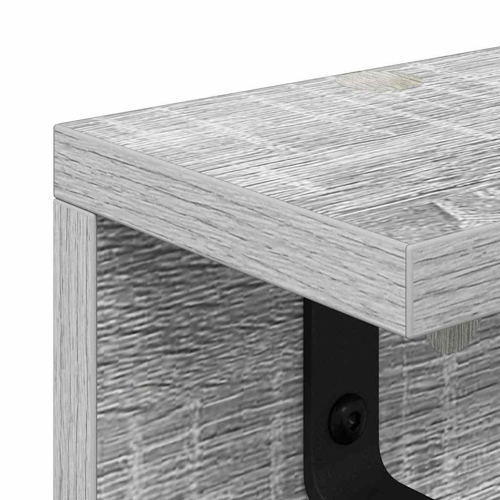 Vješalica za kapute na zidu Siva Sonoma 40 x 10,5 x 10,5 cm