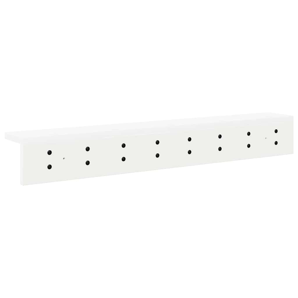 Vješalica za kapute na zidu Zidne Bijelo 80 x 10,5 x 10,5 cm