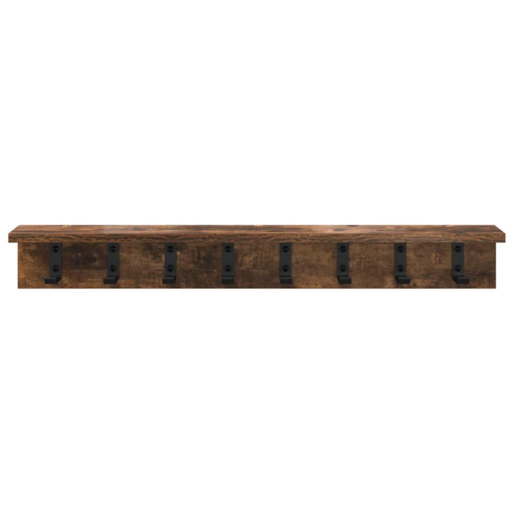 Vješalica za kapute na zidu Dimljeni hrast 80 x 10,5 x 10,5 cm