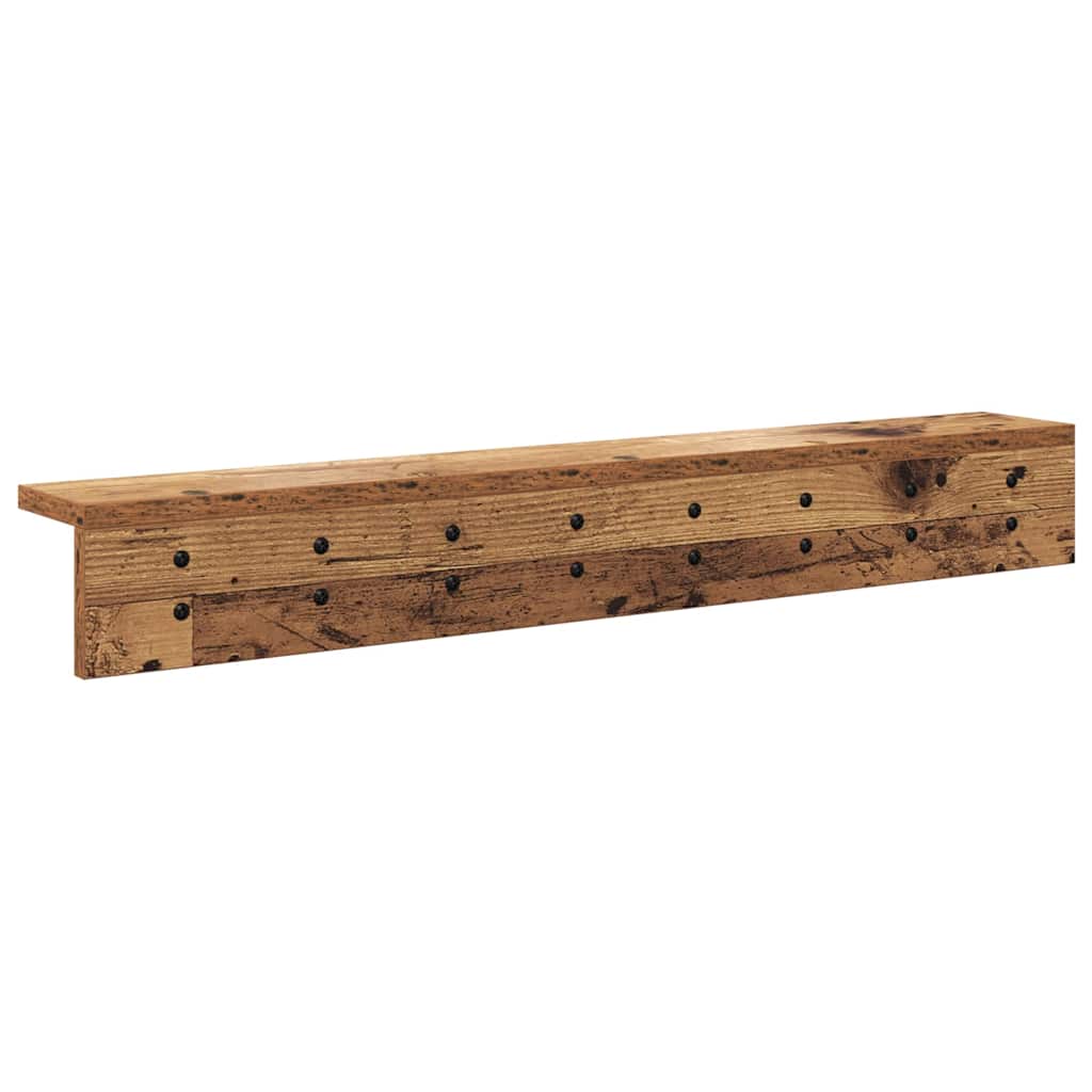 Vješalica za kapute na zidu Staro drvo 80 x 10,5 x 10,5 cm