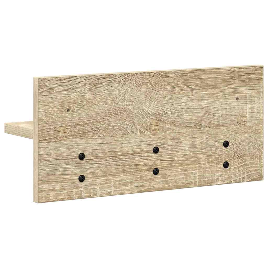 Vješalica za kapute na zidu Sonoma hrast 40 x 10,5 x 18 cm