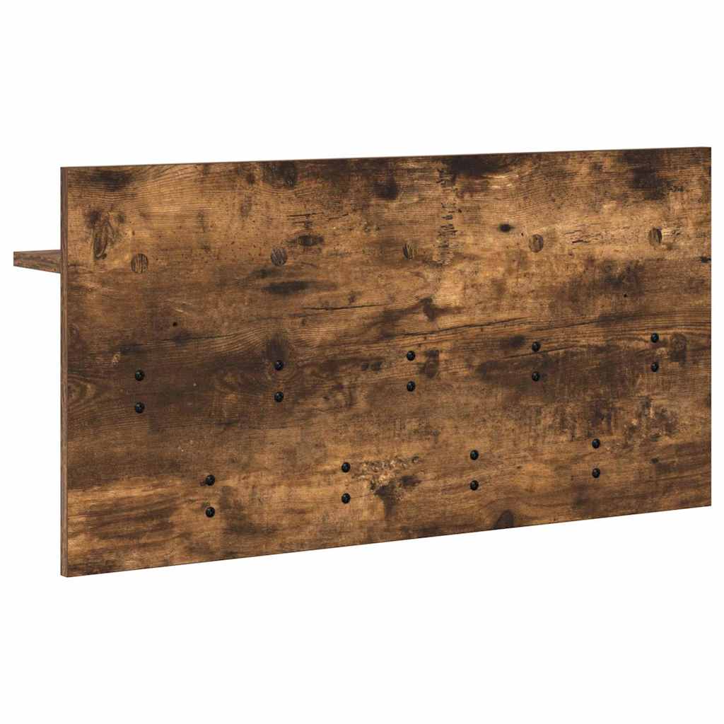 Vješalica za kapute na zidu Dimljeni hrast 80 x 40 x 12 cm