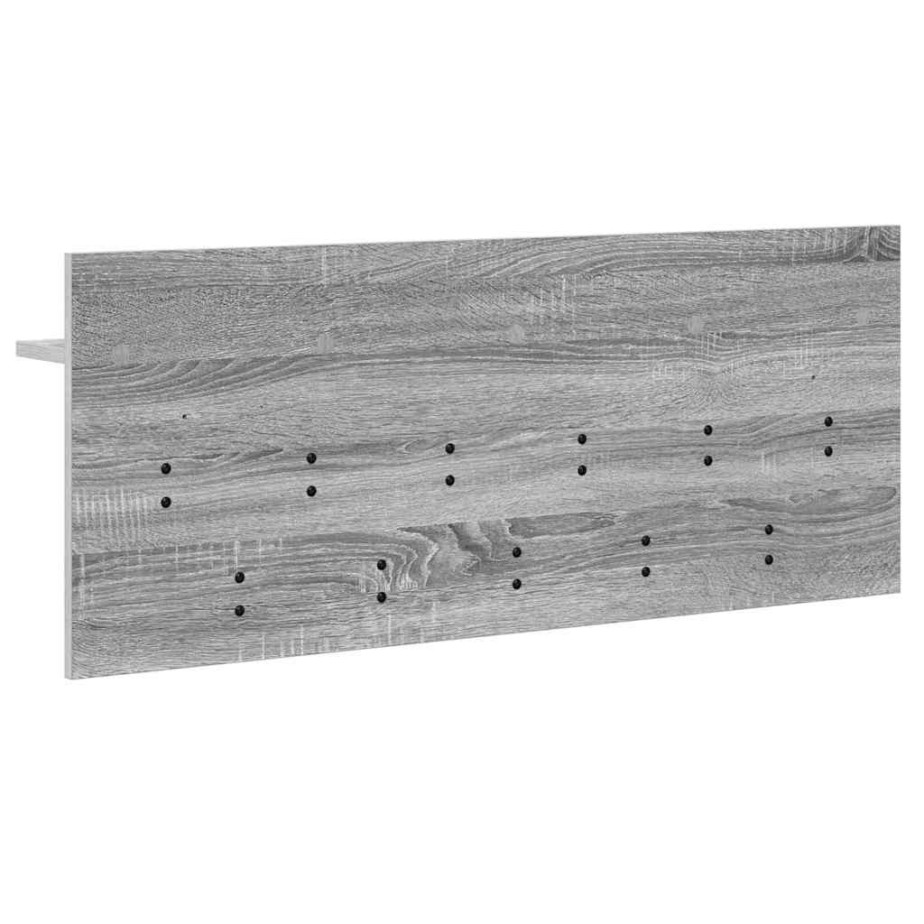 Vješalica za kapute na zidu Zidne Siva Sonoma 100 x 40 x 12 cm