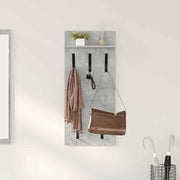 Vješalica za kapute na zidu Zidne Betonski sivi 40 x 10 x 90 cm