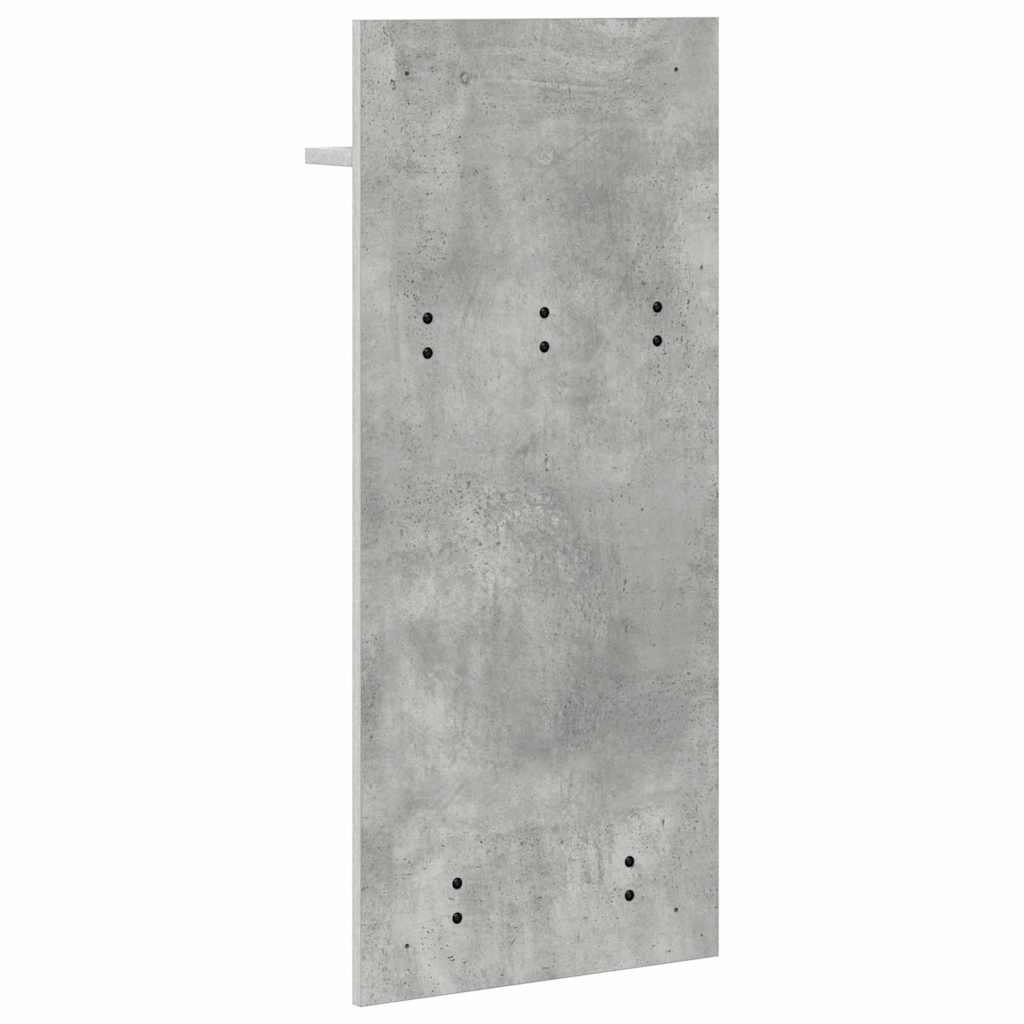 Vješalica za kapute na zidu Zidne Betonski sivi 40 x 10 x 90 cm