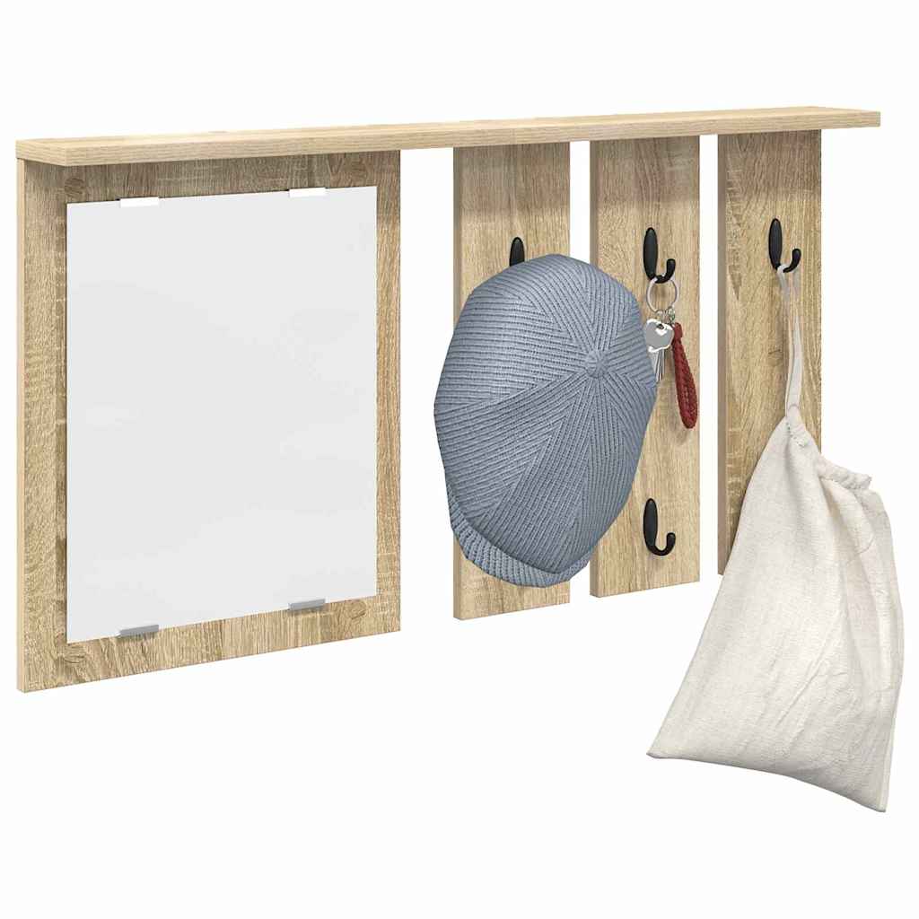 Vješalica za kapute na zidu Zidne sonoma hrast 85 x 10 x 45 cm