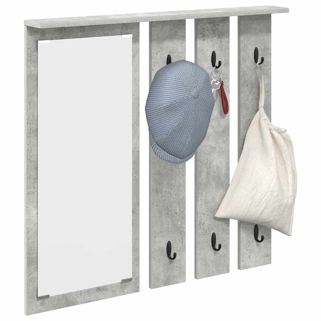 Vješalica za kapute na zidu Zidne Beton siva 84 x 10 x 80 cm