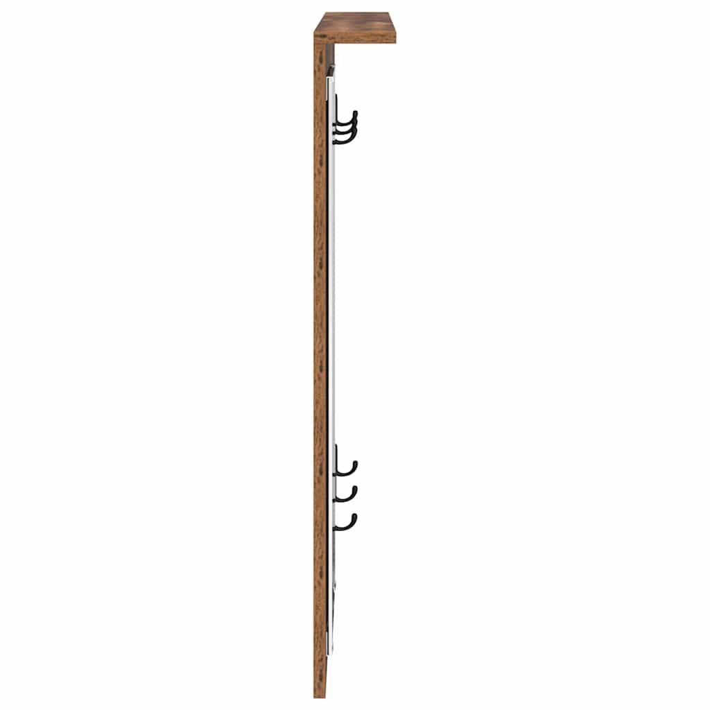 Vješalica za kapute na zidu Zidne Staro drvo 84 x 10 x 80 cm