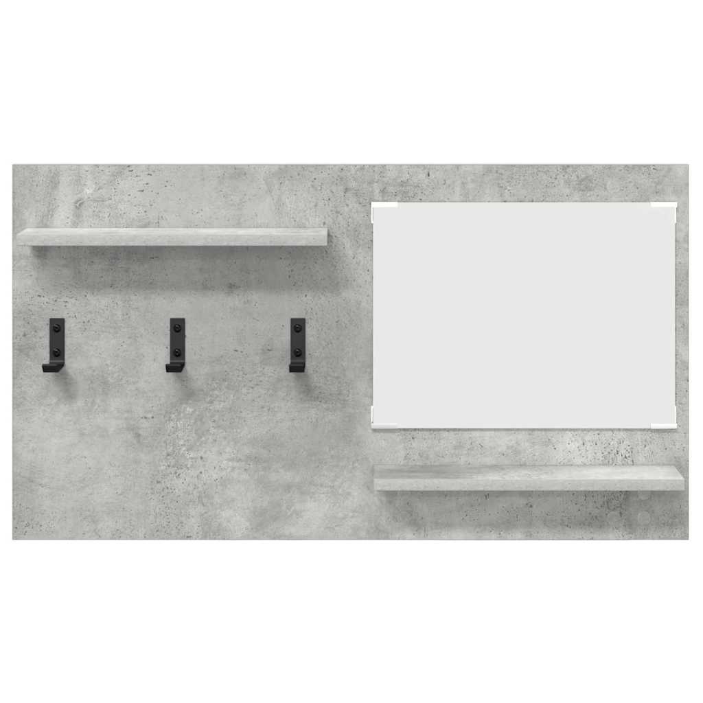 Vješalica za kapute na zidu Zidne Betonski sivi 90 x 10 x 50 cm