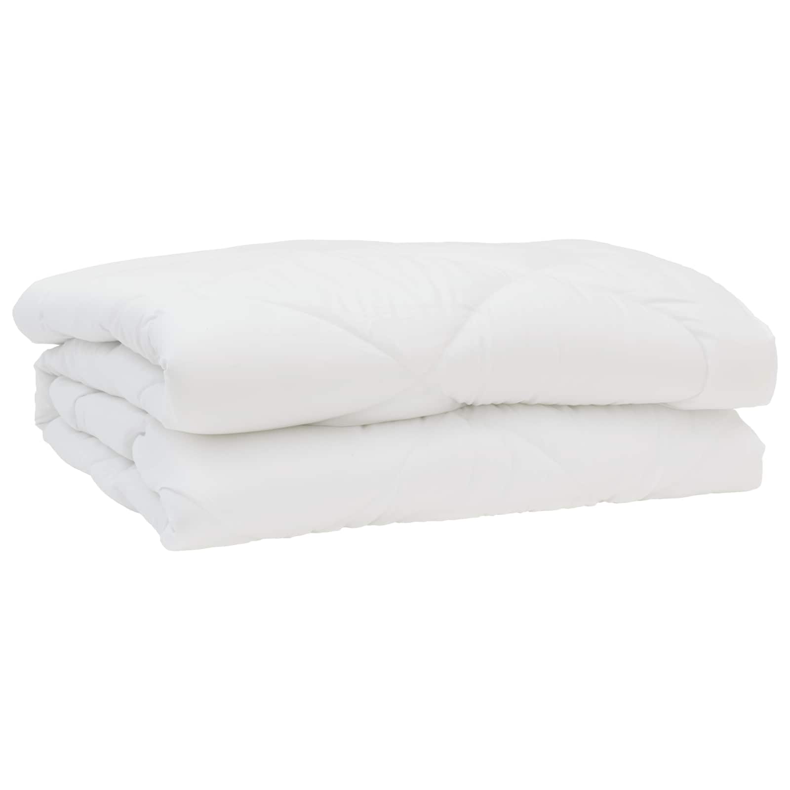 Poplun s jastukom 3 pcs Bijelo Mikrofibra