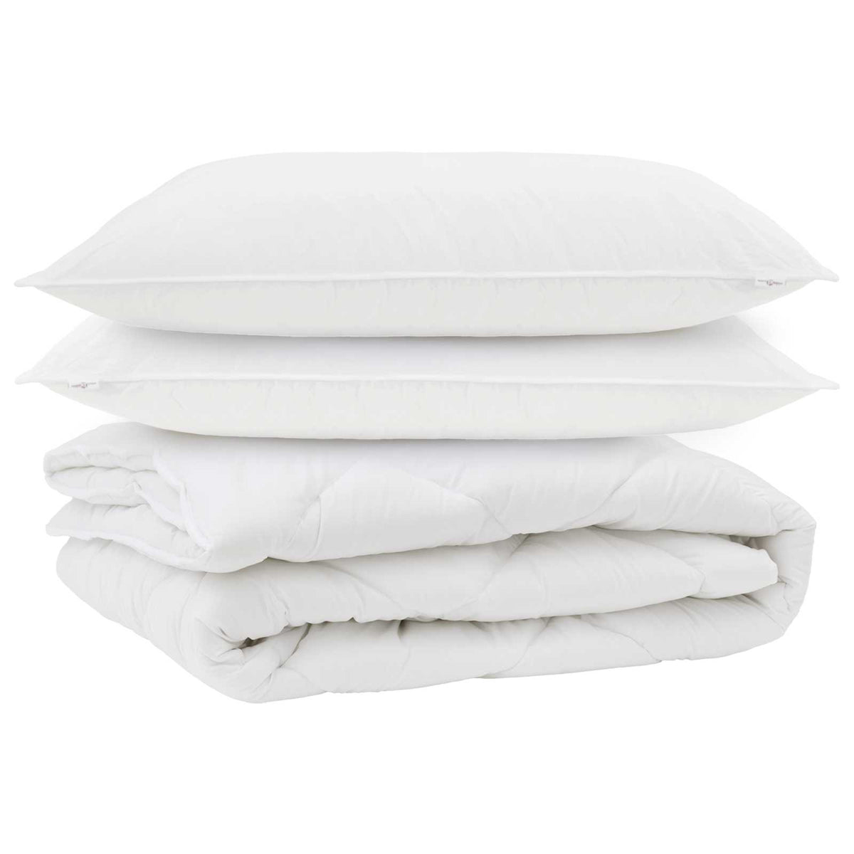 Duvet za sve sezone s jastukom 3 kom. Bijela Mikrovlakna 240 x 200 cm