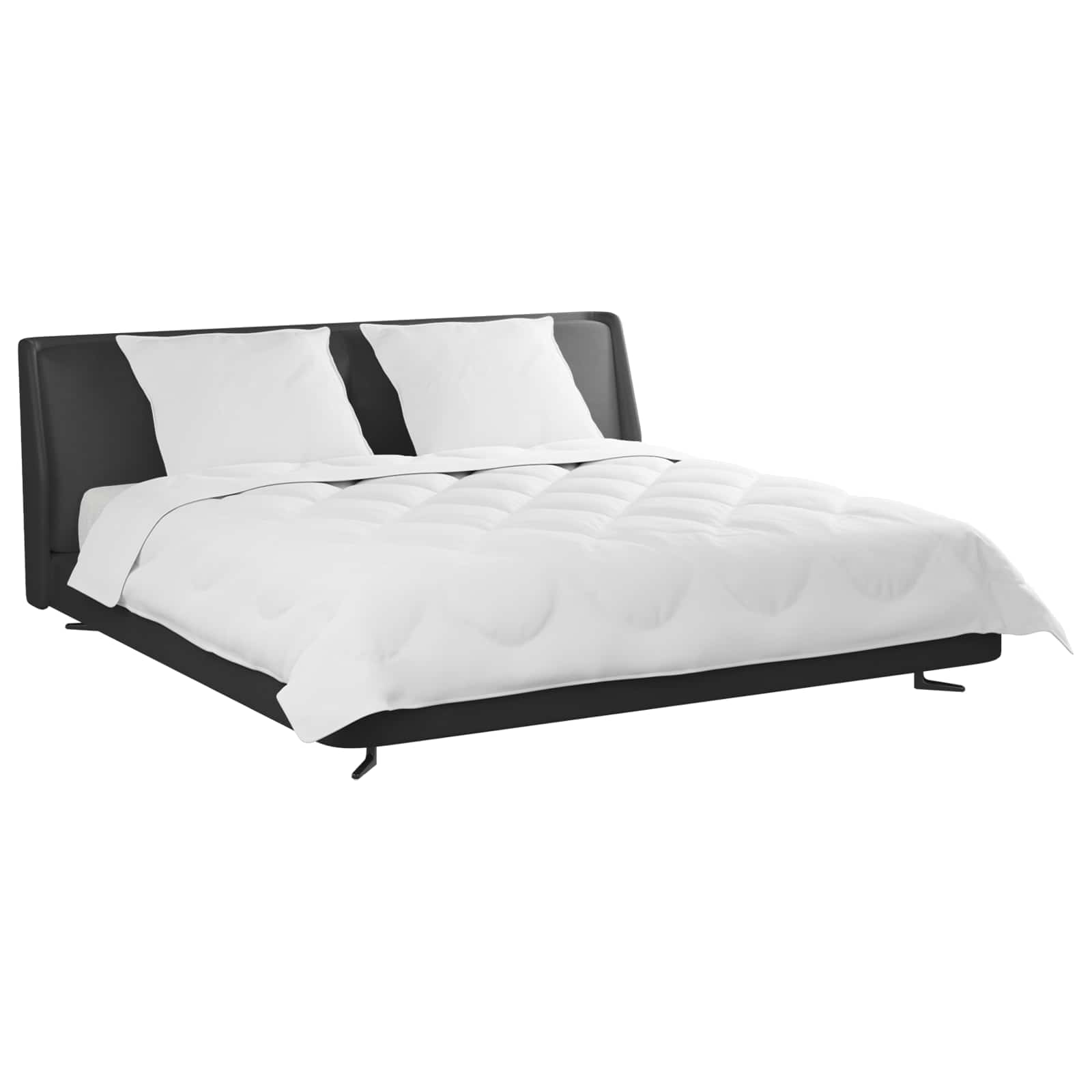 Duvet za sve sezone s jastukom 3 pcs Bijelo Mikrovlakna