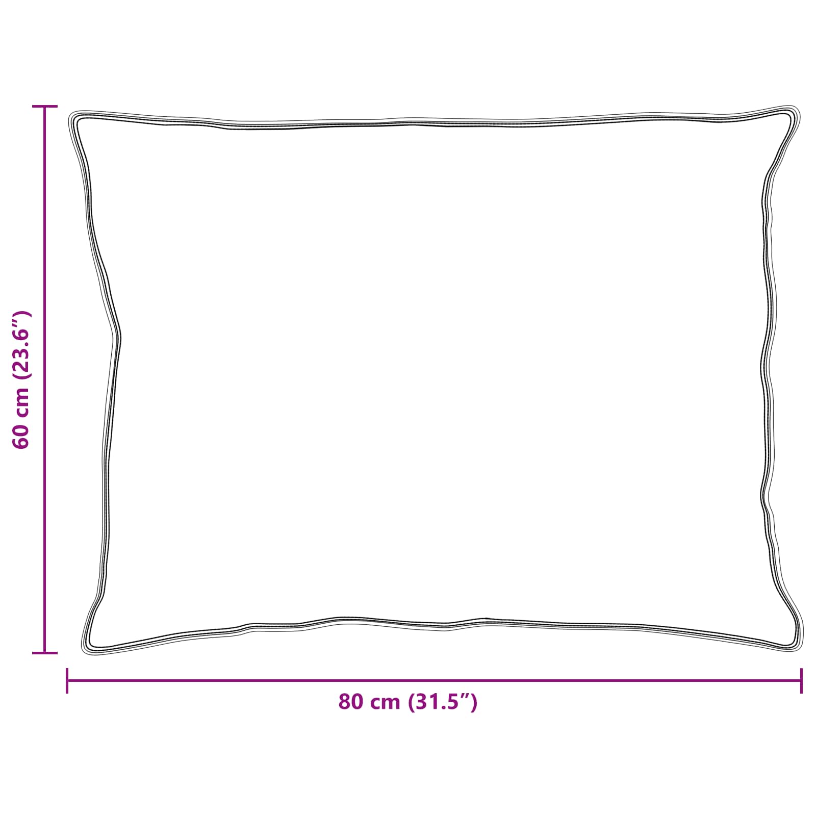 Zimska pokrivača s jastukom 3 pcs Bijelo Mikrovlakna