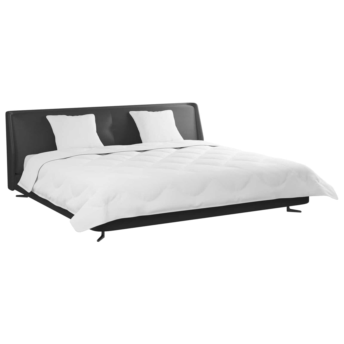 Duvet s jastucima s jastukom 3 kom. Bijelo Mikrofibra i Pero Bijela 260 x 220 cm,60 x 60 cm