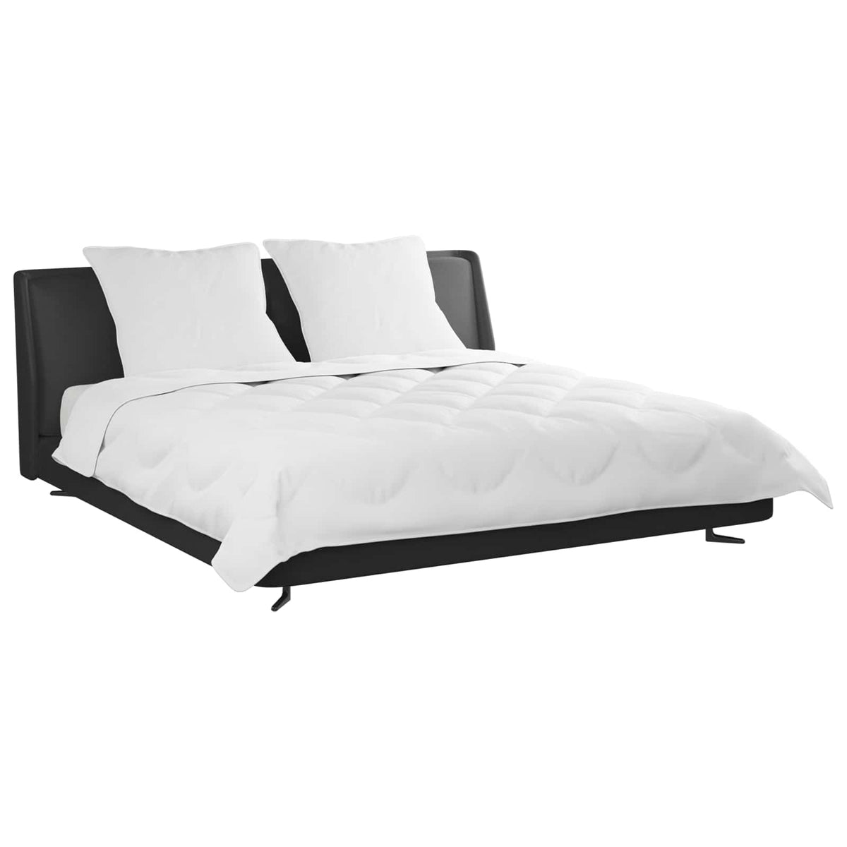 Set deka s jastukom 3 kom. Bijela Mikrovlakna 240 x 260 cm,80 x 80 cm