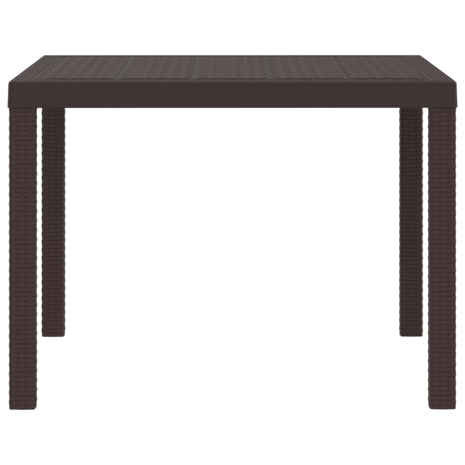 Stol za vrt Smeđa 100 x 100 x 73 cm poliratan