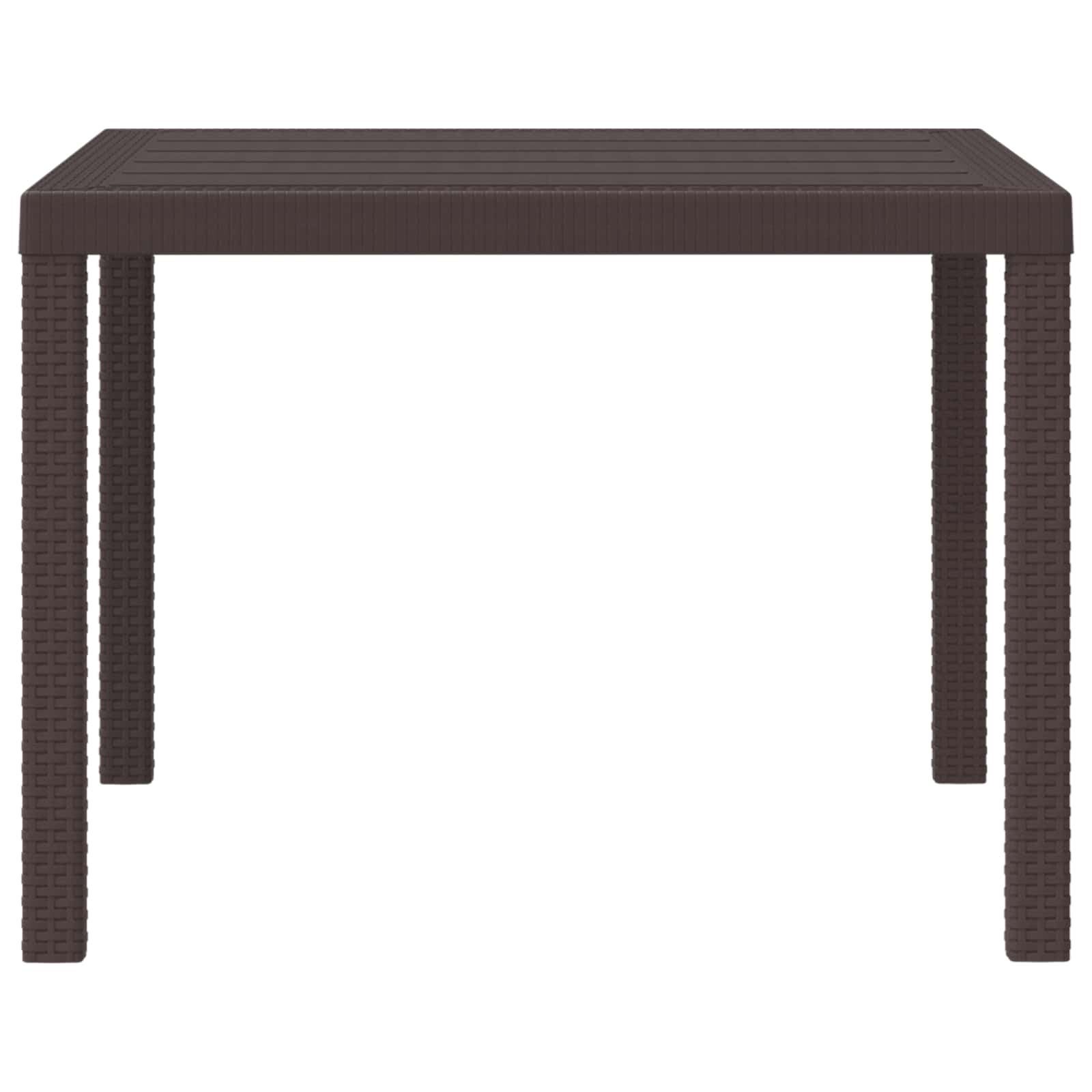 Stol za vrt Smeđa 100 x 100 x 73 cm poliratan